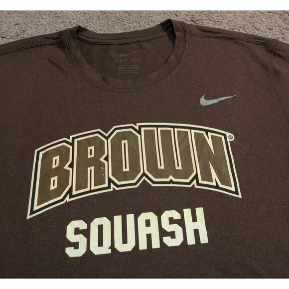 Nike Dri-Fit Brown University Bears Squash Ivy League T-Shirt Men's Large - Picture 3 of 6